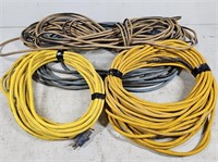 (4) Medium Duty Extension Cords