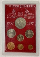 1977 Great Britain Silver Jubilee Coin Set