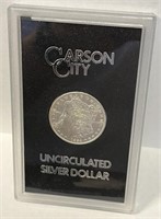 S - CARSON CITY UNCIRCULATED SILVER DOLLAR (4)