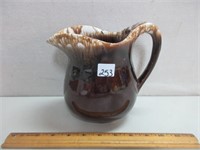 LOVELY BROWN GLAZED PITCHER