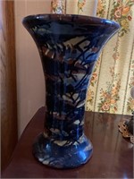 Lg. vase 14” tall 9.5” diameter