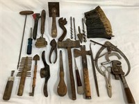 Antique tool lot