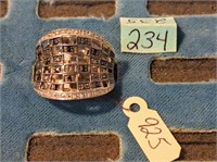 large 925 ladies' ring