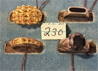 4- 925 ladies' rings