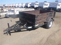 2002 Carson 8' S/A Hydraulic Dump Trailer