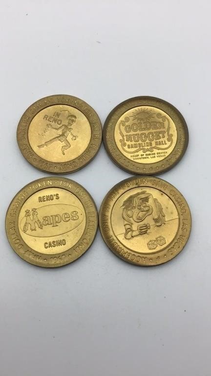 Vintage Casino Tokens