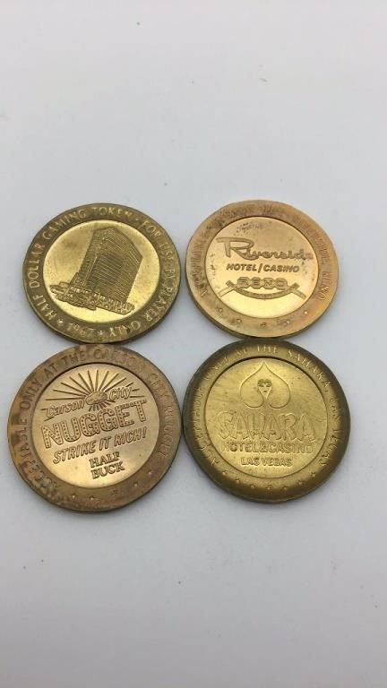 Vintage Casino Tokens