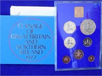 1977 8 Pc Great Britian & Northern Ireland Proof