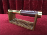 Tasco 25 x 30mm Brass & Leather Telescope