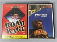 ROAD RAGE & BUM FIGHTS DVDS