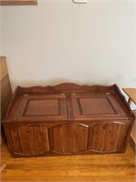 Wooden hope chest