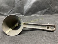 Antique metal ice cream scoop, large size 10