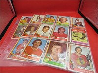 1974-75 OPC Lot 23 Hockey Cards Reay Hull MORE