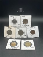 Assorted Vintage World Coins