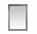 24" X 31.5" Grey Wood Framed Vanity Mirror