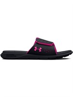 Under Armour Size 7 Black/pink Women's Slides