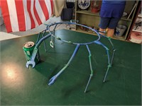 Blue Crab Made of Nails & Wrenches