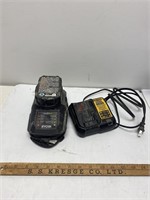 Ryobi charger and battery and dewalt charger