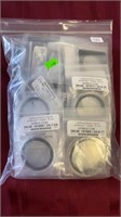 BAG OF GASKETED COIN CASES