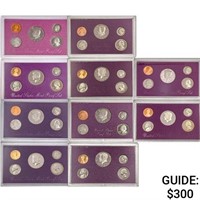 1986-1989 Proof Sets (70 Coins)