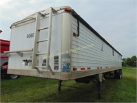 2008 TIMPTE 42 AG HOPPER TRAILER WITH TARP SCALES