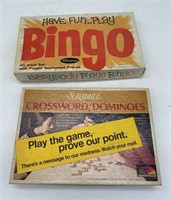 Western Publishing Bingo, 1975 Scrabble Crossword