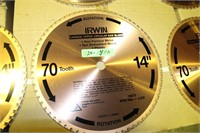 Irwin 14" x 70T Carbide Saw Blade - NOS