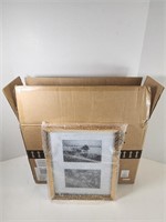 NEW Threshold: 6 Pack Photo Frame Set (Brass)