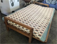 Futon Sofa With Southwest Print-(Missing Piece)