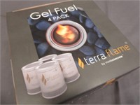 NEW 4 Pack Gel Fuel Terra Flame