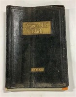 1931 Orange & Black yearbook-Clay Center