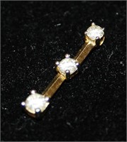 14K Gold & Diamond Vintage Pendant