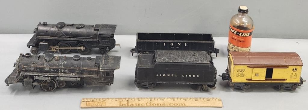 Lionel Trains & Locomotives Lot Collection