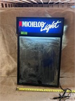 20"x30" Michelob Light Lighted Menu Board, works