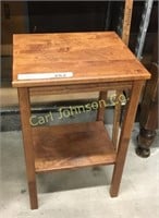 SHORTER WOOD PLANT STAND