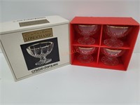 4 Longchamp collection Cristal d'arques glasses