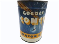 GOLDEN COMET IMPERIAL GALLON MOTOR OIL CAN