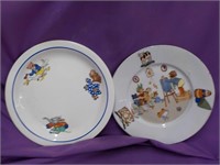 2 Vintage baby dishes