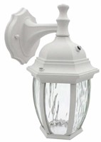 1-light White Led Outdoor Wall Lantern Sconce