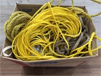 box of various ropes