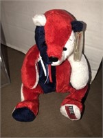 TY Beanie Baby Patriot with case