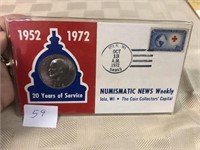 Numismatic News Weekly 1952-1972 coin