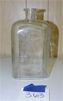 THE DODGE CHEMICAL CO. EMBALMING FLUID BOTTLE 5"X9