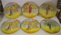 Royal Doulton Shakespeare series 6 plates