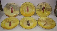 Royal Doulton Shakespeare series 6 plates