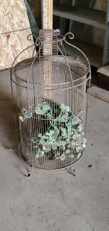 Metal Bird Cage Decor.