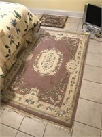 3 PINK AREA RUGS