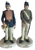 Lefton 7" Soldiers-1851 Muscian 1851 Cadet