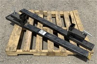 Set of Clamp-On Forklift Forks