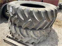 Set of (2) 20.8-34 Tractor Tires